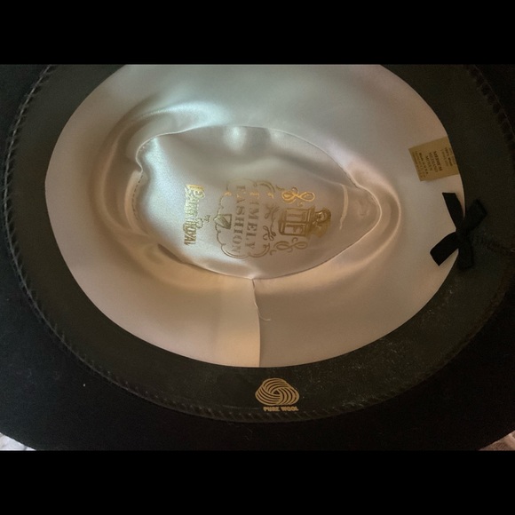 Men’s 100% Wool Hat - Black - Picture 6 of 6